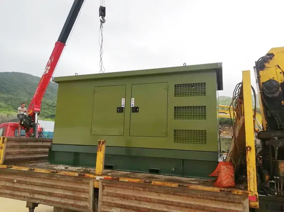 케냐에 수출된 50kW/200kW 저소음 디젤 발전기