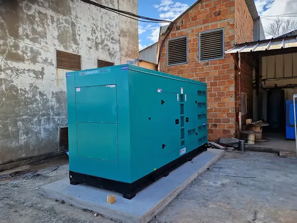 마다가스카르에 수출된 320kW 저소음 디젤 발전기