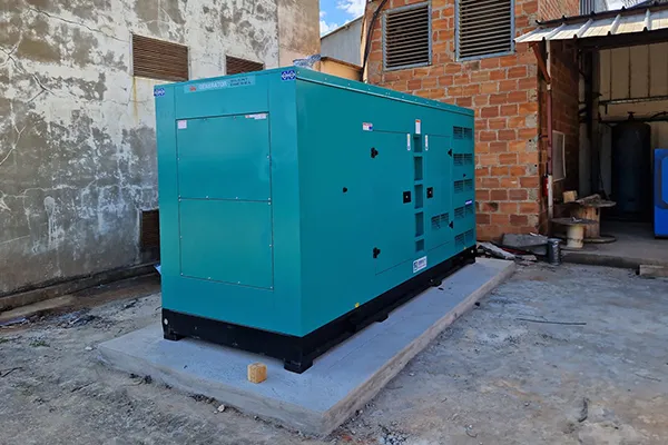 마다가스카르에 수출된 320kW 저소음 디젤 발전기