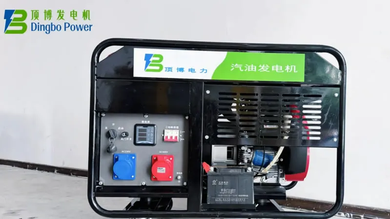 공냉식 오픈 프레임 가솔린 발전기