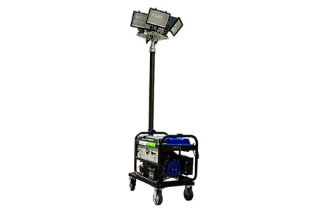 5kW 가솔린 발전기 장착 이동식 라이트 타워