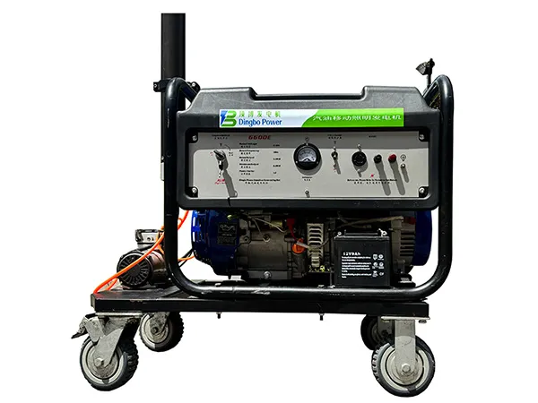5kW 가솔린 발전기 장착 이동식 라이트 타워