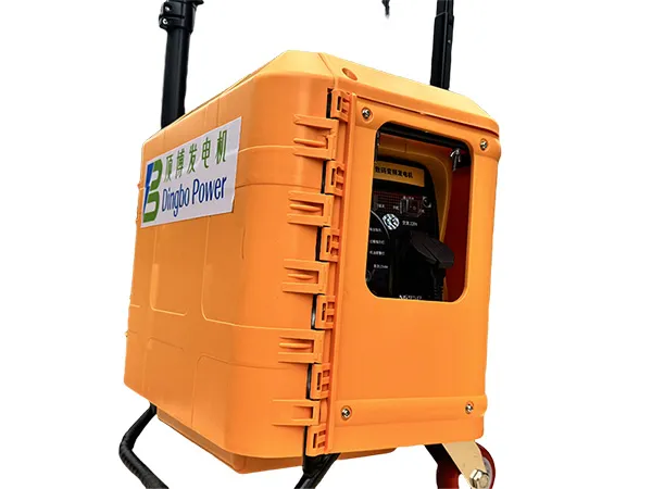 700W 가솔린 발전기가 장착된 휴대용 원격 지역 조명