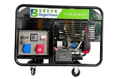 10kW-20kW 공냉식 오픈 프레임 가솔린 발전기 (2기통)